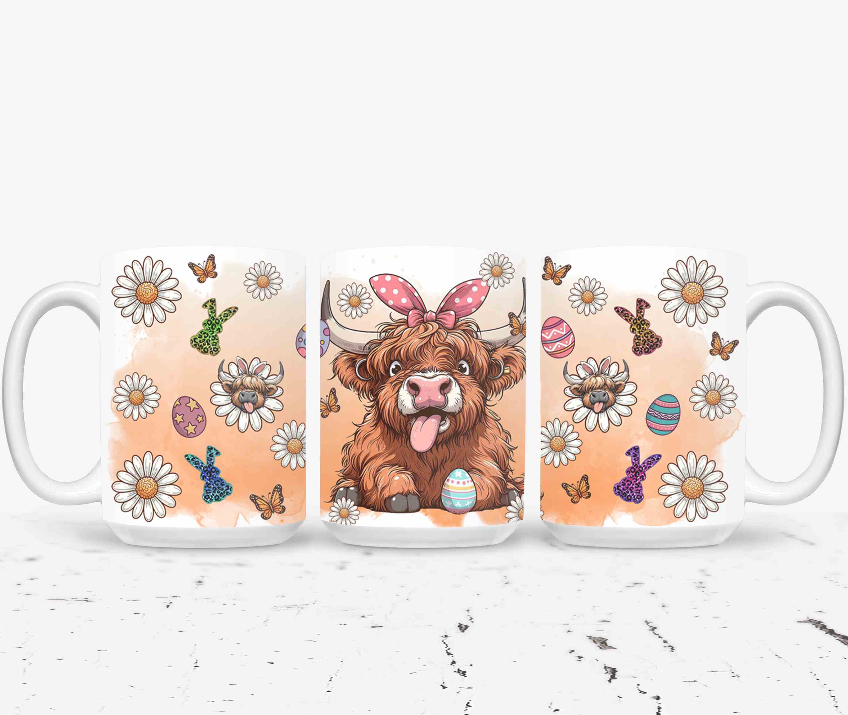 Highland Cow Easter-10390